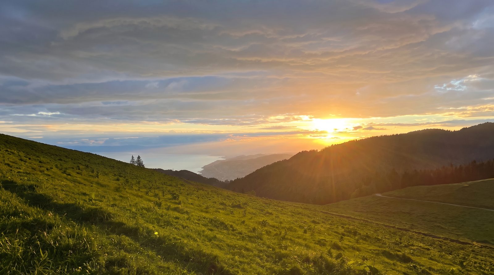 Paysage du Col de Jaman autour du Manoïre
